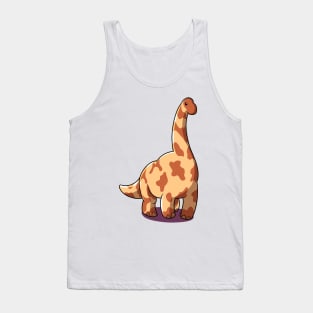 Cartoon Brachiosaurus Tank Top